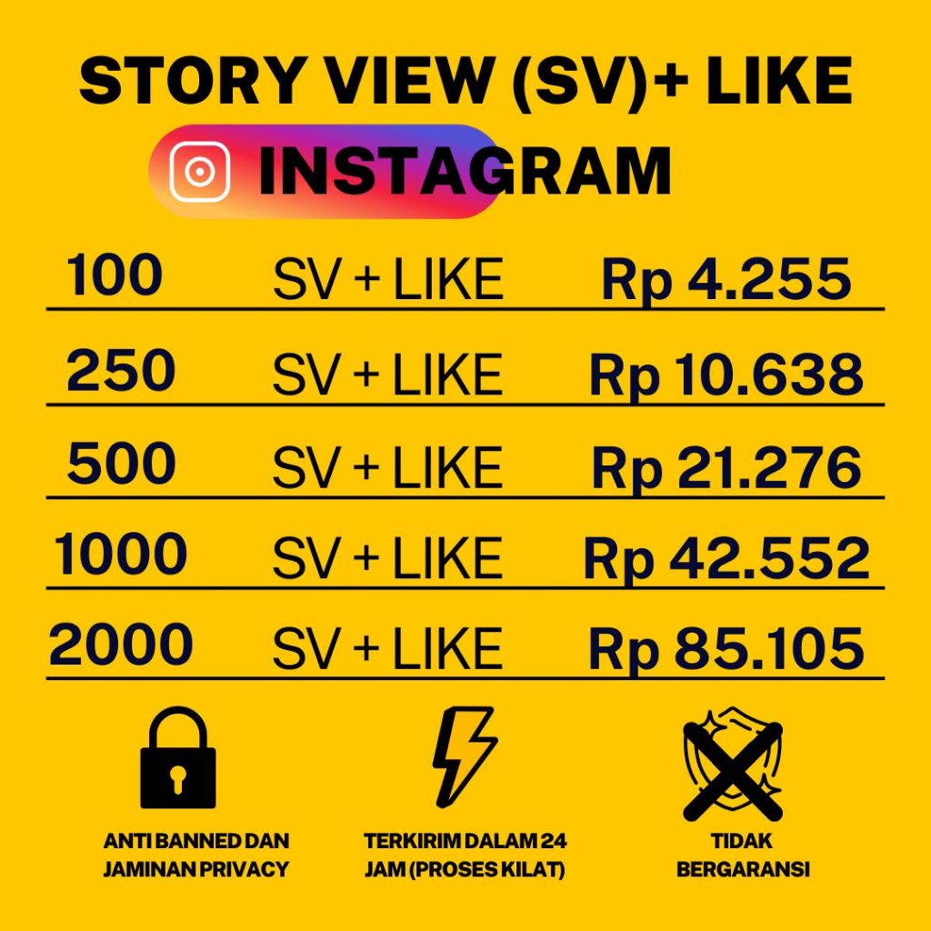 Story View IG Kilat | Permanen Tambah Pengikut Instagram IG Proses Cepat | KilatFollowers|
