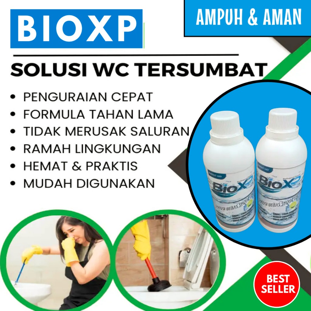 Cairan Pengurai Tinja Mampet Tanpa Sedot WC