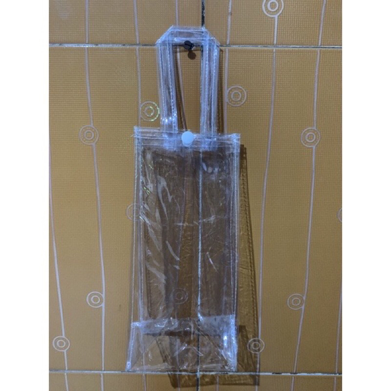 goodiebag mika transparant | tas botol mika |