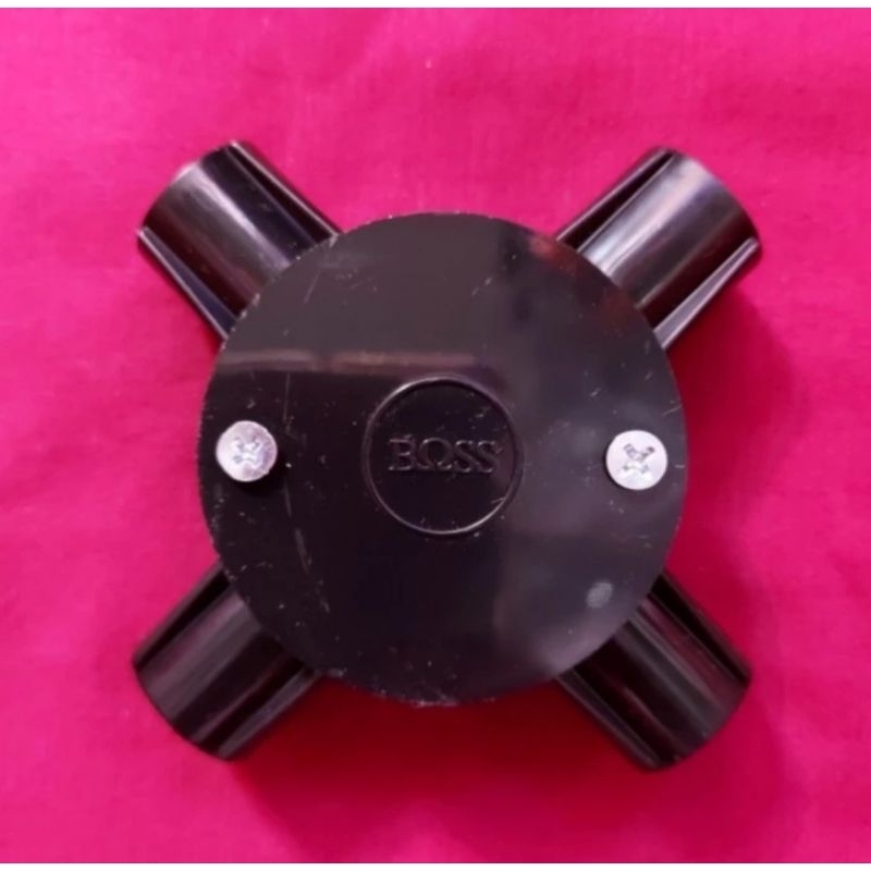 

T Dus Cabang 4 20mm Boss Hitam Croos Dus Pipa Conduit 20mm Hitam
