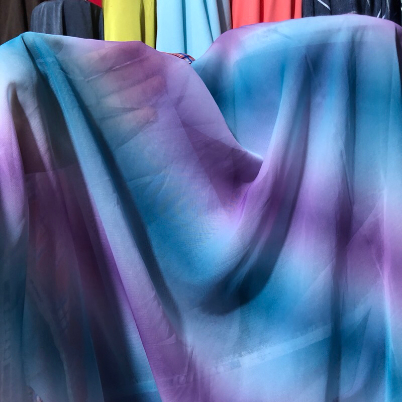 kain sifon ceruty motif - kain sifon ceruty motif gradasi - kain sifon ceruty motif rainbow - kain s