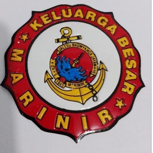 Stiker Marinir Sticker TNI AD kopassus Raider Infanteri embos Timbul Distro noer890