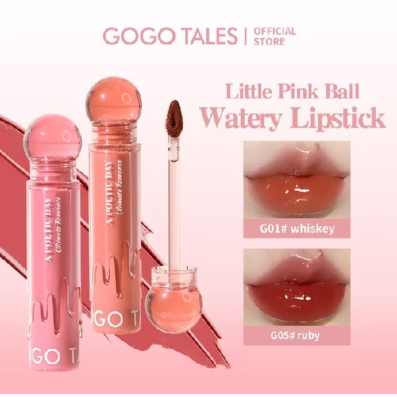 GOGO TALES Small Pink Ball Refractive Lip Glaze