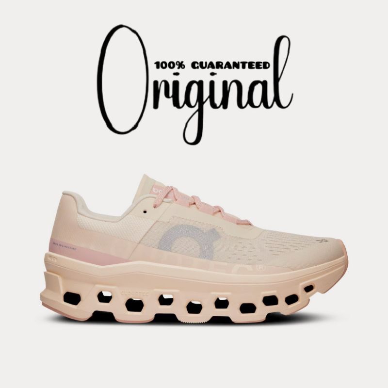 On women's Running Shoes - On Running Cloudmonster  Moon Fawn Running Shoes