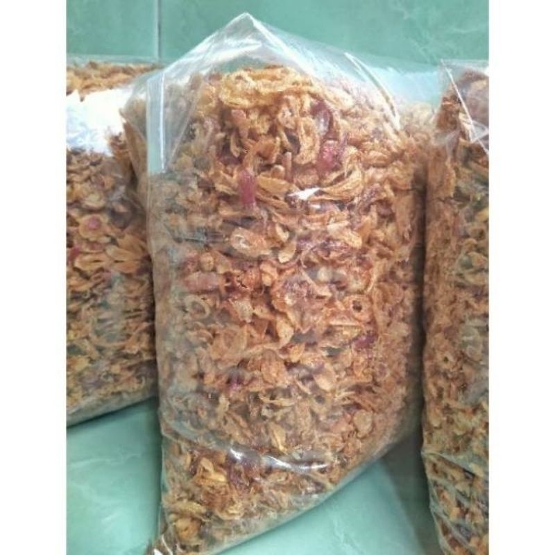 

Bawang goreng Krispy Asli Berebes Siap Saji 1kg Grade b