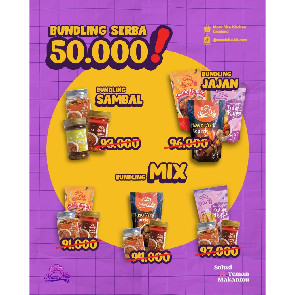 

Bundling Mix 3pcs || Mami Nita Kitchen