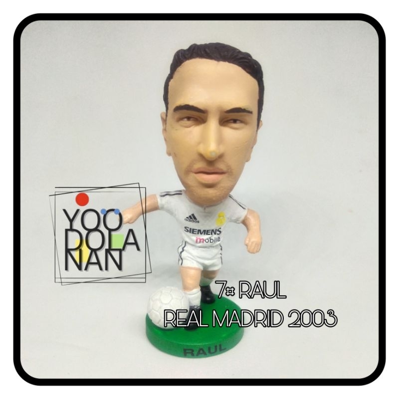 7# RAUL - REAL MADRID 2003 FORWARD SPORTS CORINTHIAN FIGURE PEMAIN BOLA
