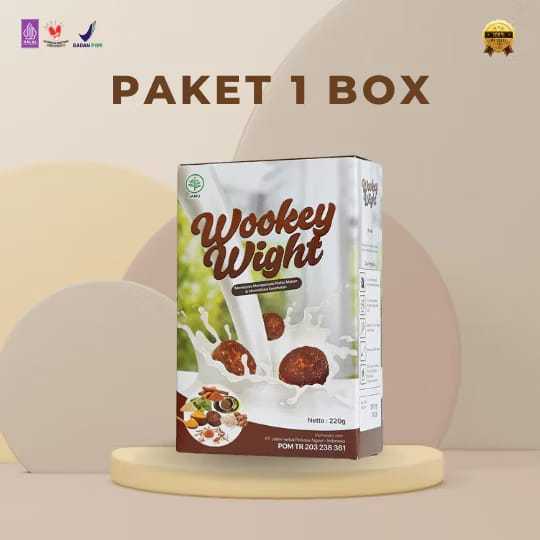 

TERMURAH!!1 [ 1 BOX ] Wookey Weight Coklat - Susu Penambah Berat Badan 220gr