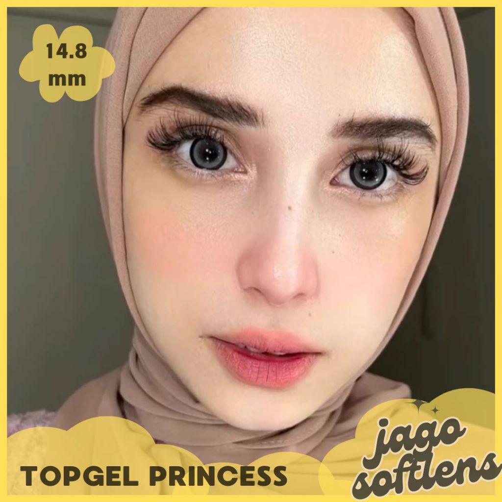 JAGO SOFTLENS BISA COD - SOFTLENS TOGEL PRINCESS 14,8MM BIG EYES NORMAL & MINUS (-0,50 S/D -10,00) B
