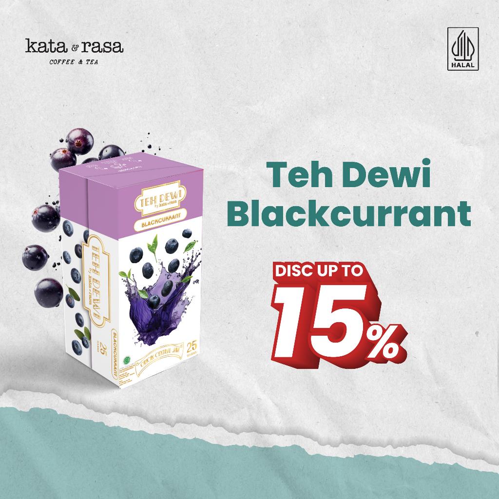 

Teh Dewi Fruity BlackCurrant by Kata Rasa | Nusantara | Fruity | premium