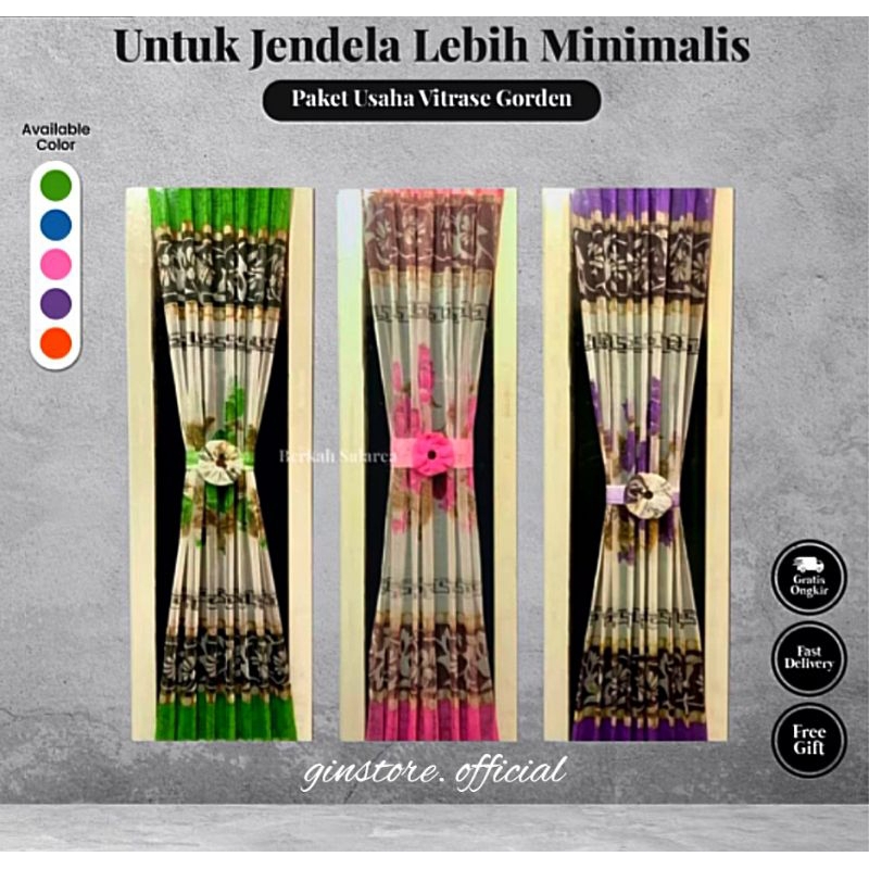 gorden kupu kupu gorden minimalis gorden ikat pita hordeng vitrase