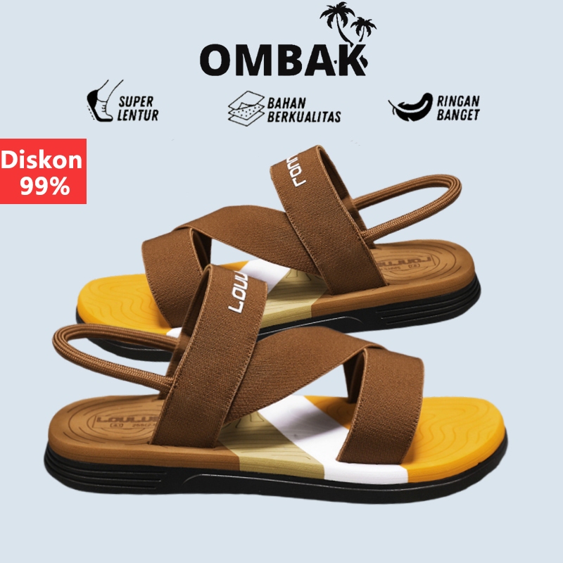 Sandal gunung pria sandal pria original 100% sandal pria terbaru 2025 sandal tali pria anti slip