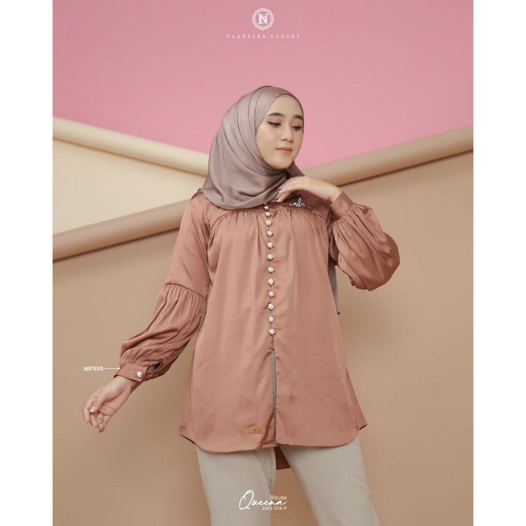 BLOUSE TERBARU // QUEENA BLOUSE NADHEERA LUXURY TERBARU // BLOUSE NADHEERA LUXURY // NADHEERA LUXURY