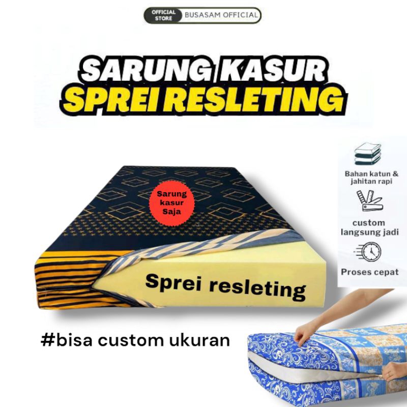 SARUNG KASUR SPREI RESLETING COVER URUNG KASUR BUSA