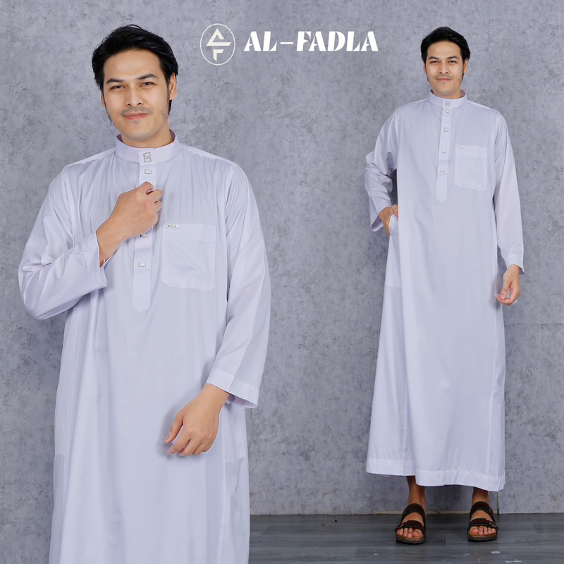 AL FADLA - Jubah Pria Gamis Saudi Pria Muslim Viskin Premium