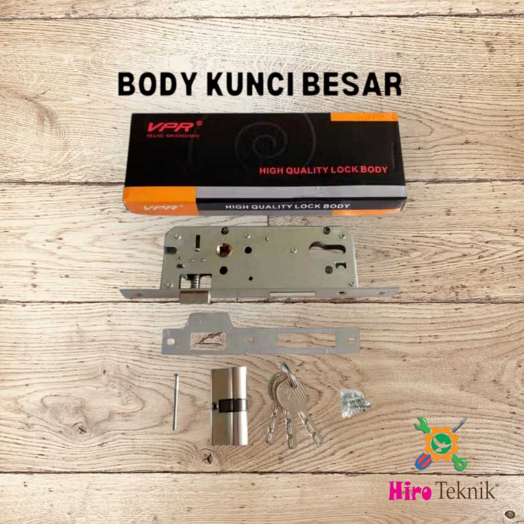 BODI LIDAH KUNCI PINTU BESAR SET / LOCKCASE PINTU BESAR 7011VPR