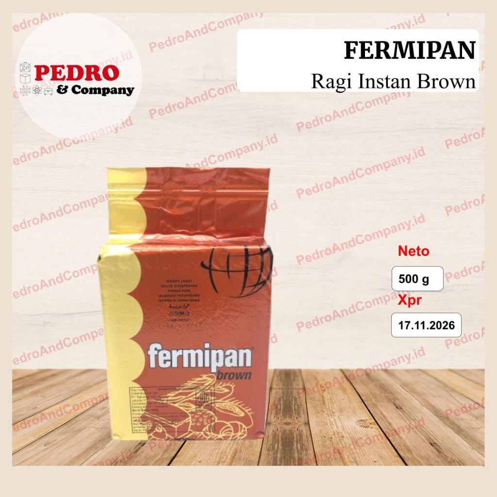 

Fermipan Ragi instan brown/ instant brown yeast (500 gr)