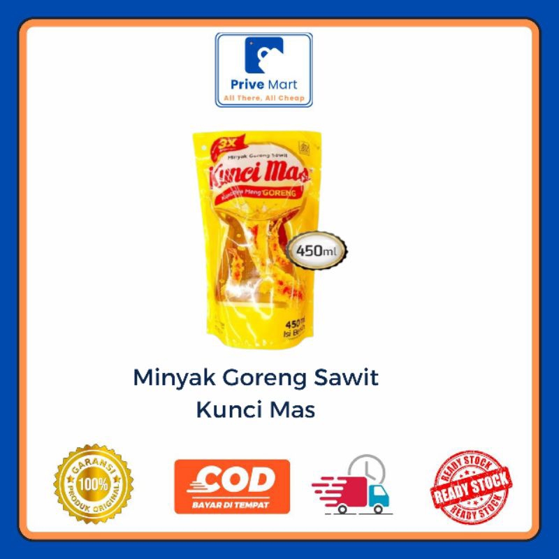

Minyak Goreng Sawit Kunci Mas 450ml Prive Mart