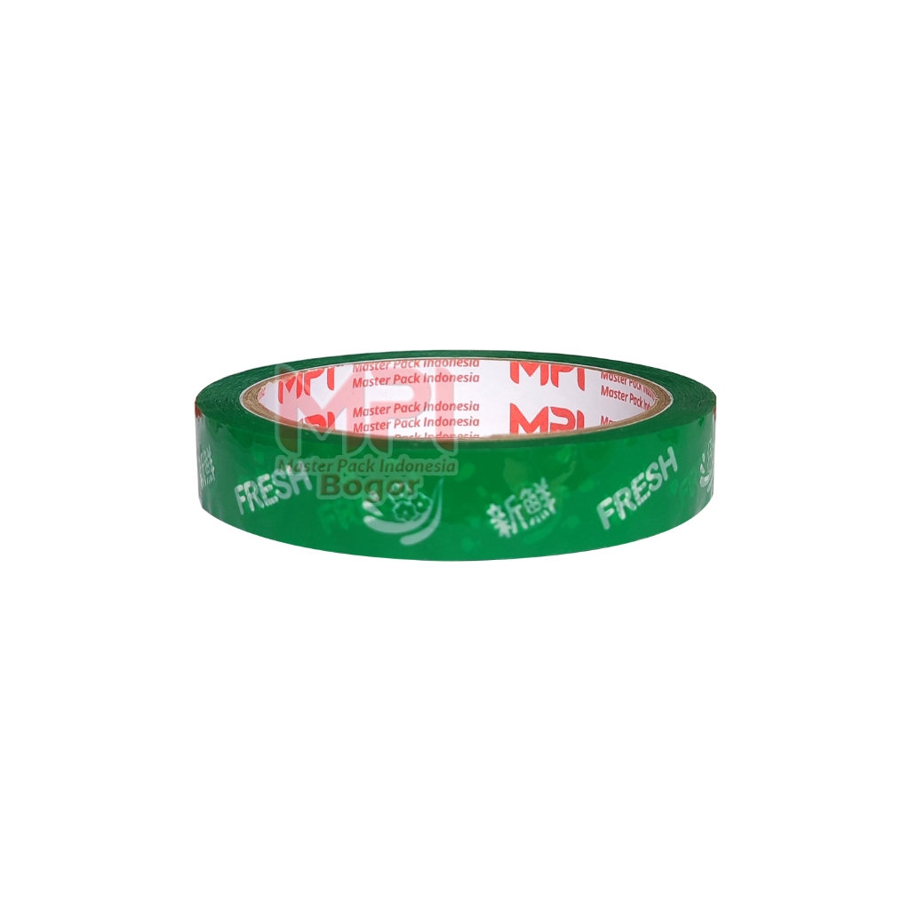 

Isolasi Fresh Hijau 18 mm x 50 Meter - Lakban Untuk buah & Sayur Fresh - Master Pack Indonesia Bogor
