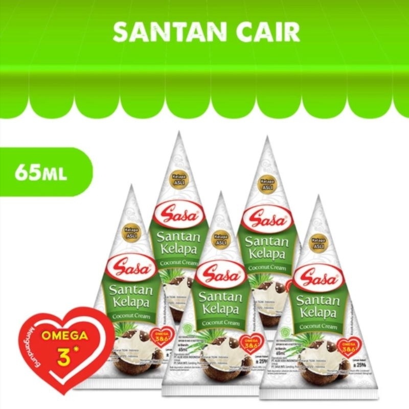 

Sasa Santan Kelapa Cair 65 ml