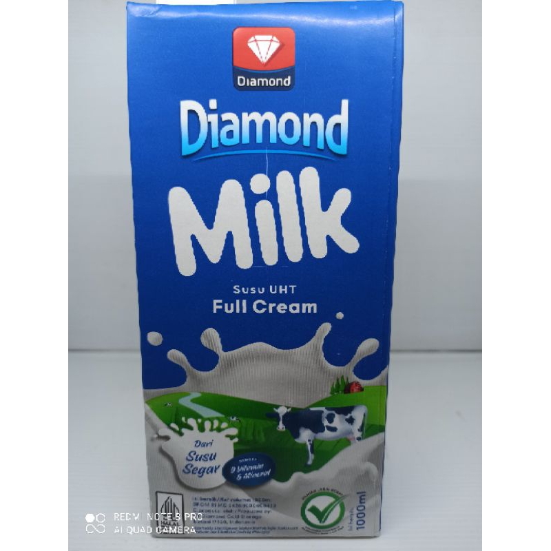 

UHT Milk full cream Diamond 1000ml