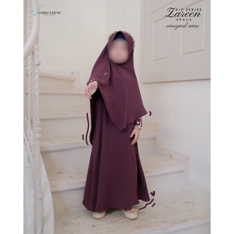 Gamis Anak Zareen Abaya Kids By ummu Sarah
