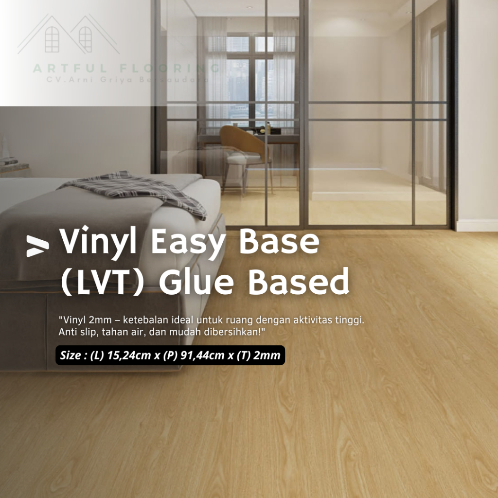 Lantai Vinyl STICKER-Marvel Flooring Tebal 2mm