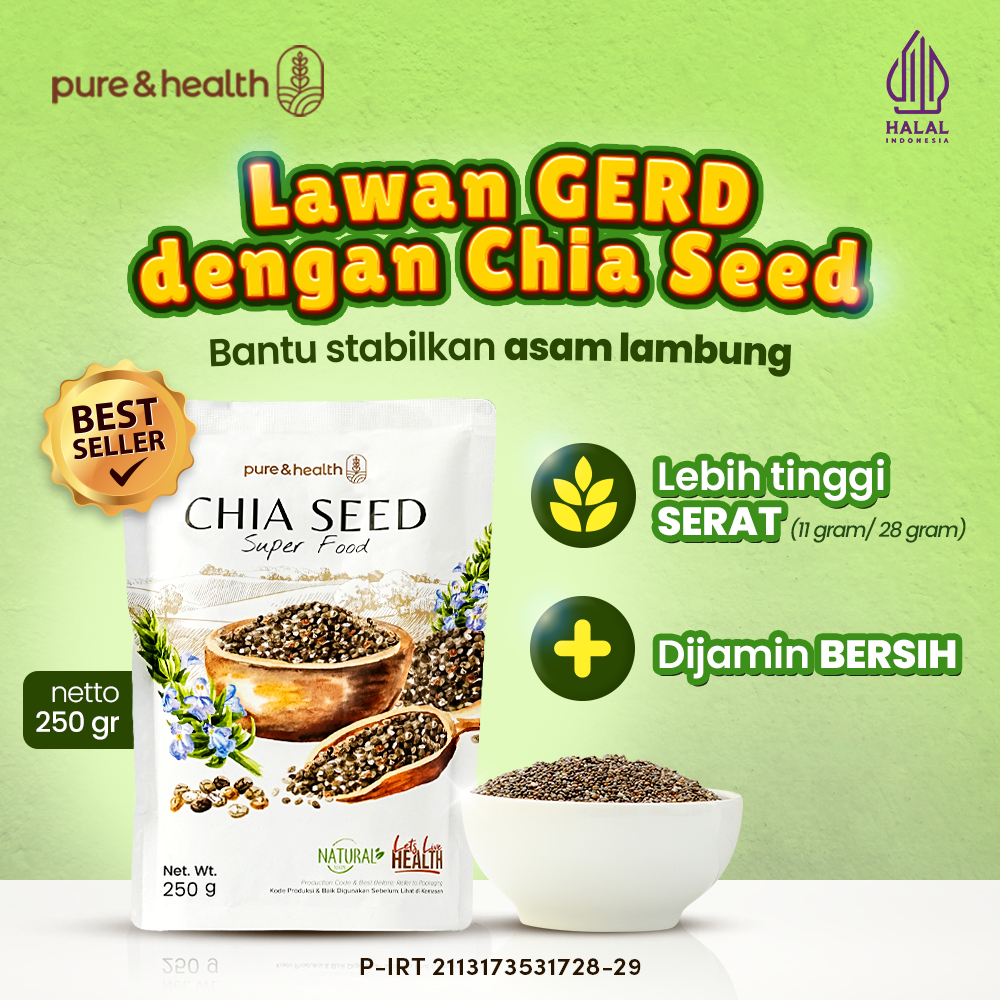 

Chia Seed 250 gram Bantu Atasi Gerd – Serat Tinggi & Aman di Perut