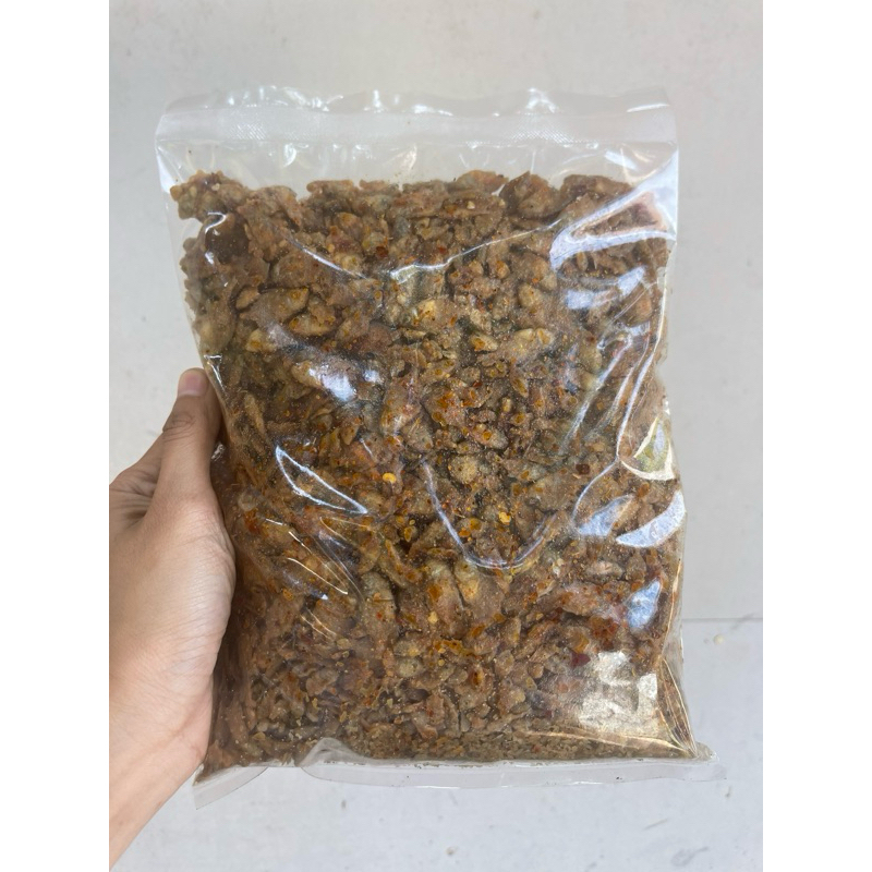 

baby fish /pepetek rasa pedas Ayam bawang 500gr