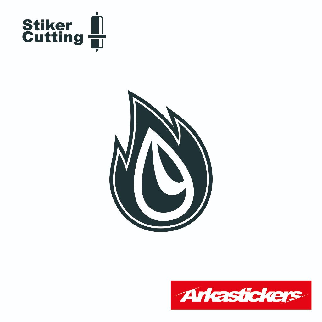 Cutting Sticker CROOZ untuk Motor Mobil Helm dll bisa menyala apabila terkena cahaya - Stiker CROOZ