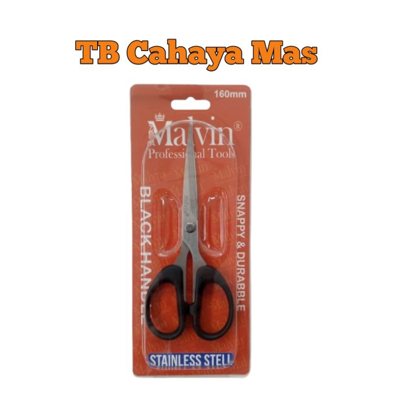 

Gunting Malvin Stainless Steel – Gunting Serbaguna untuk Kertas, Kain, dan Keperluan Rumah Tangga & Kantor