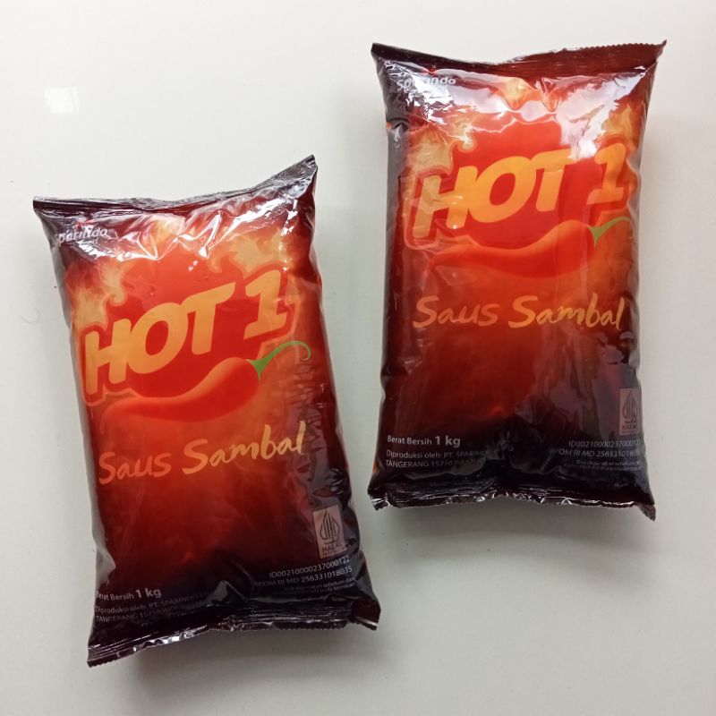 

Saos Sambal Hot-1 1kg ( Pcs ) [ Original ]