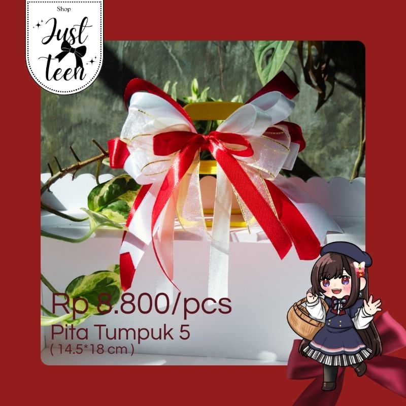

Pita Kado|Hampers|Aksesoris Siap Pakai|Pita Tumpuk 5