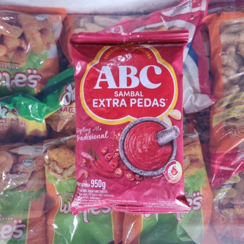 

ABC Sambal Extra Pedas 950g dan Saus Tomat 1kg