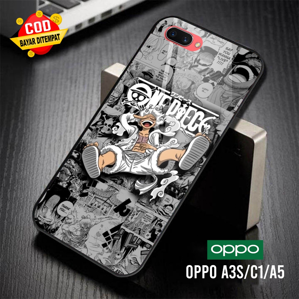Moana Case - Case OPPO A3S/REALME C1 - Krtun mix onePiece  Fashion Case Murah case sofcase  Glass Ca