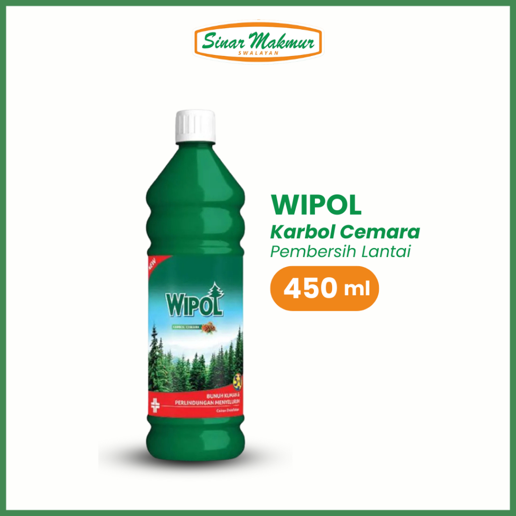Wipol Karbol Botol 450ml Cemara