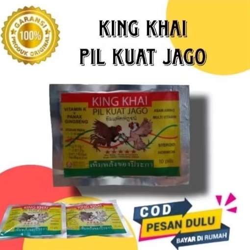 KING KHAI PIL Kuat Doping obat ayam LAGA vitamin ayam Bangkok