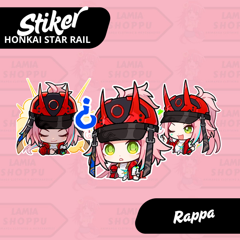 

Stiker Honkai Star Rail Rappa | Sticker Rappa HSR | Merch Anime Game Vinyl Anti Air
