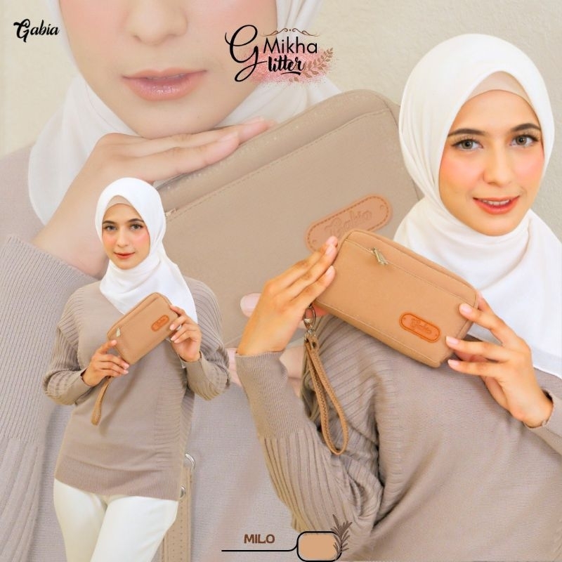 GRATIS HADIAH  MIKHA WALLET BY GABIA / DOMPET / POUCH / DOMPET GABIA / POUCH GABIA / DOMPET WANITA /