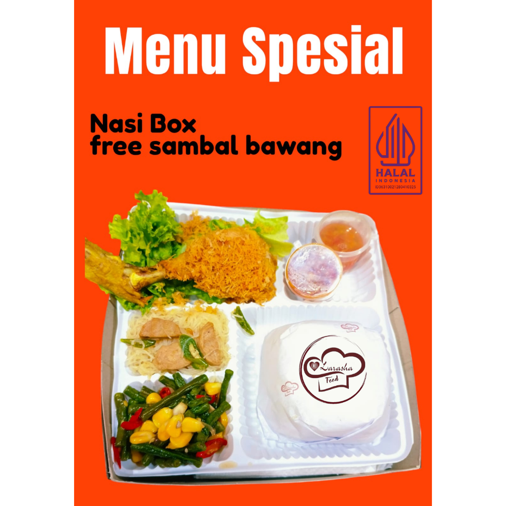 

Jual Nasi Box Ayam Goreng Serundeng /Nasi Box Enak/Nasi kotak murah