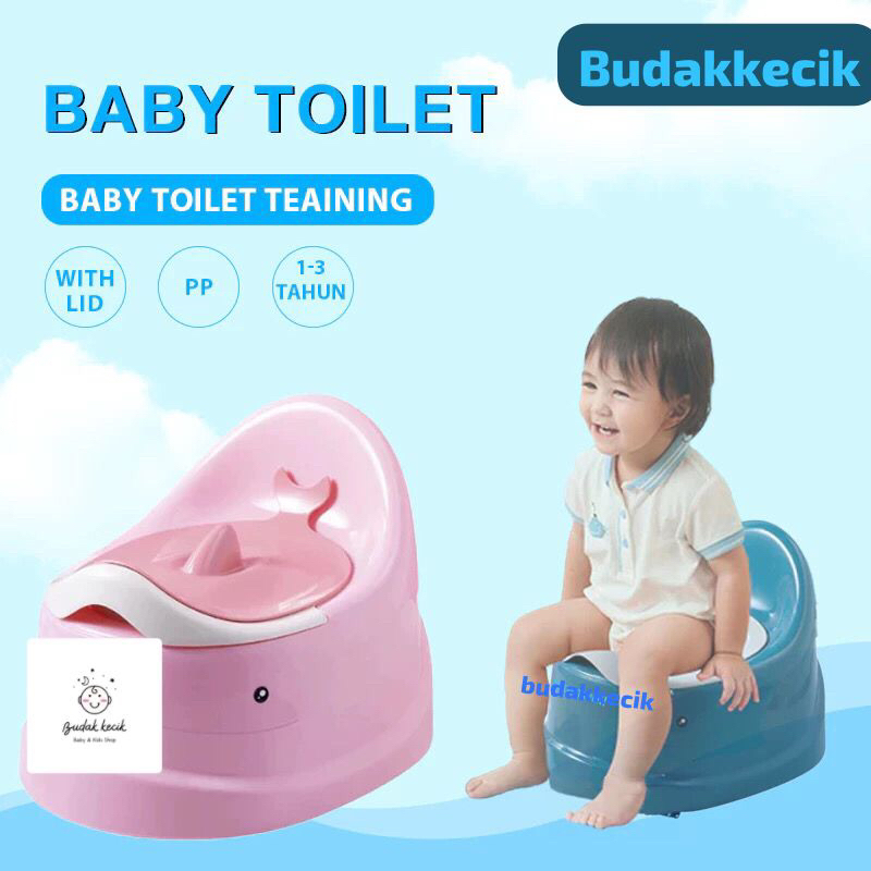 Toilet Training Anak Baby Closet WC Jongkok Portable Pispot Plastik Anak Toilet Trainer
