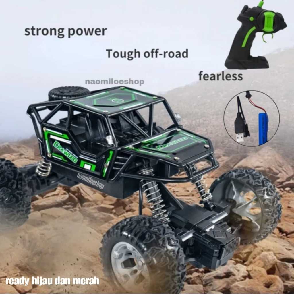 Sport rock crawler RC mainan Mobil RC Remote Control OFFROAD Climbing Rock Crawler Body Metal Alloy