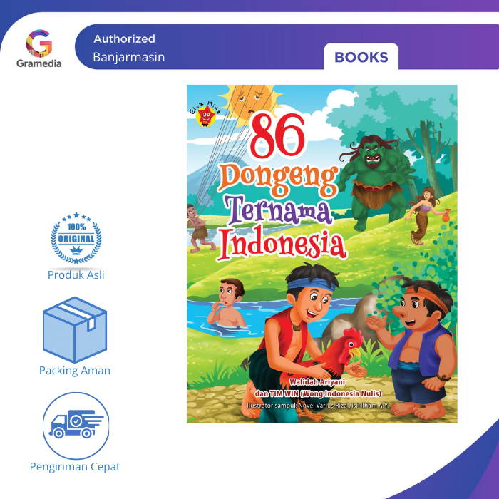 Gramedia Banjarmasin - 86 Dongeng Ternama Indonesia