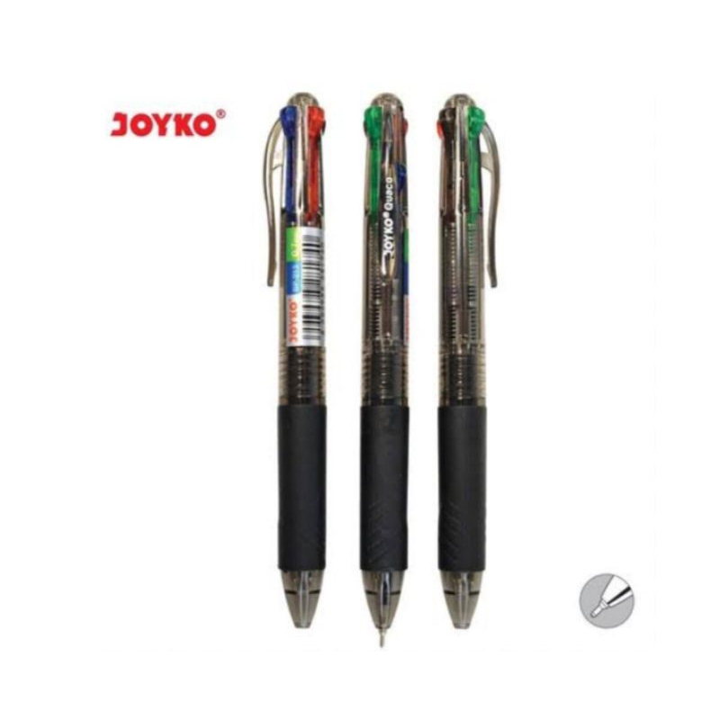 

(2 pcs)Balpoin 4 warna/pulpen 4 warna/pen 4 warna/balpoin/balpoin joyko 4 warna