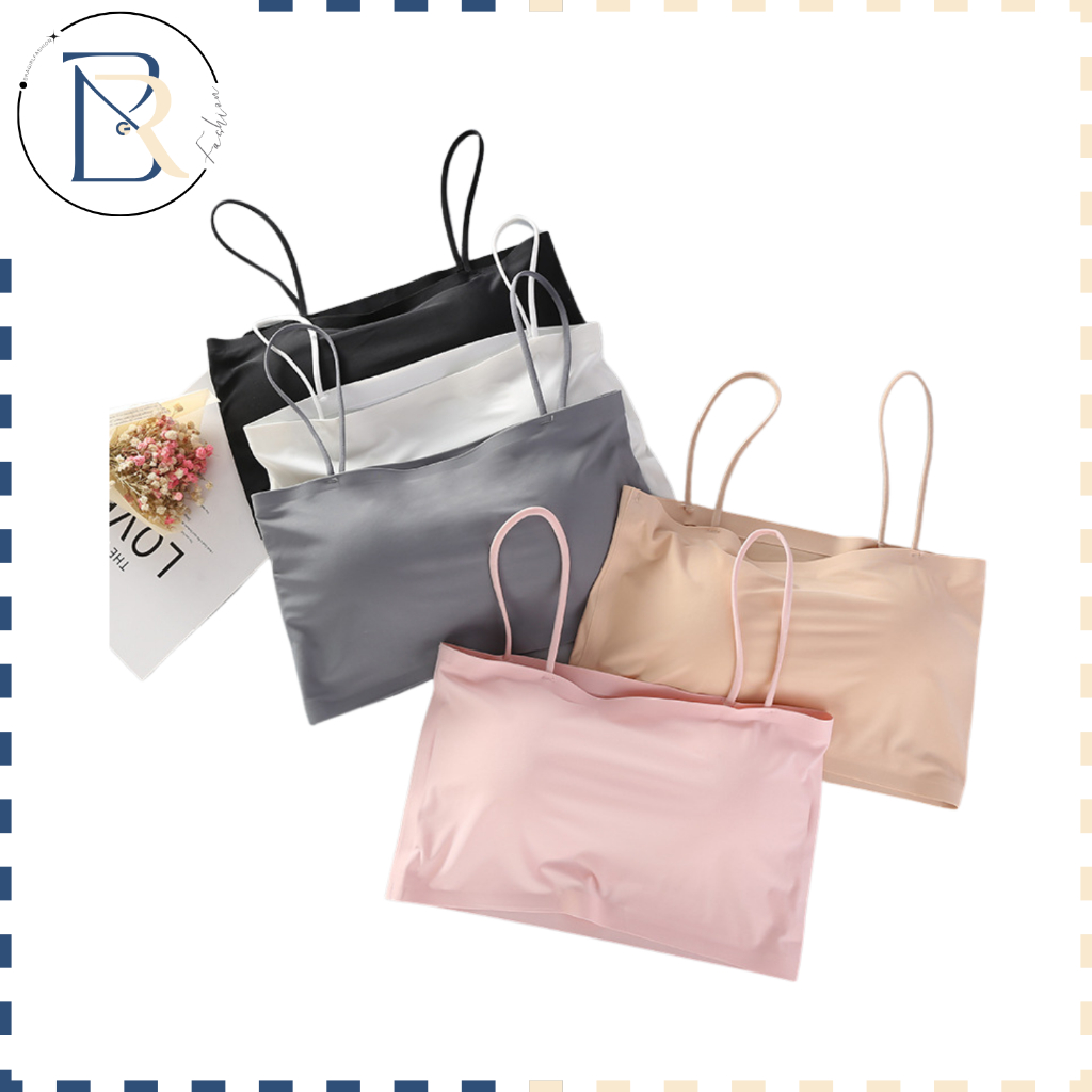 Bra Girl Fashion | Bra Wanita Model Seamless Bahan Ice Silk Fashion Korea Sexy Cantik