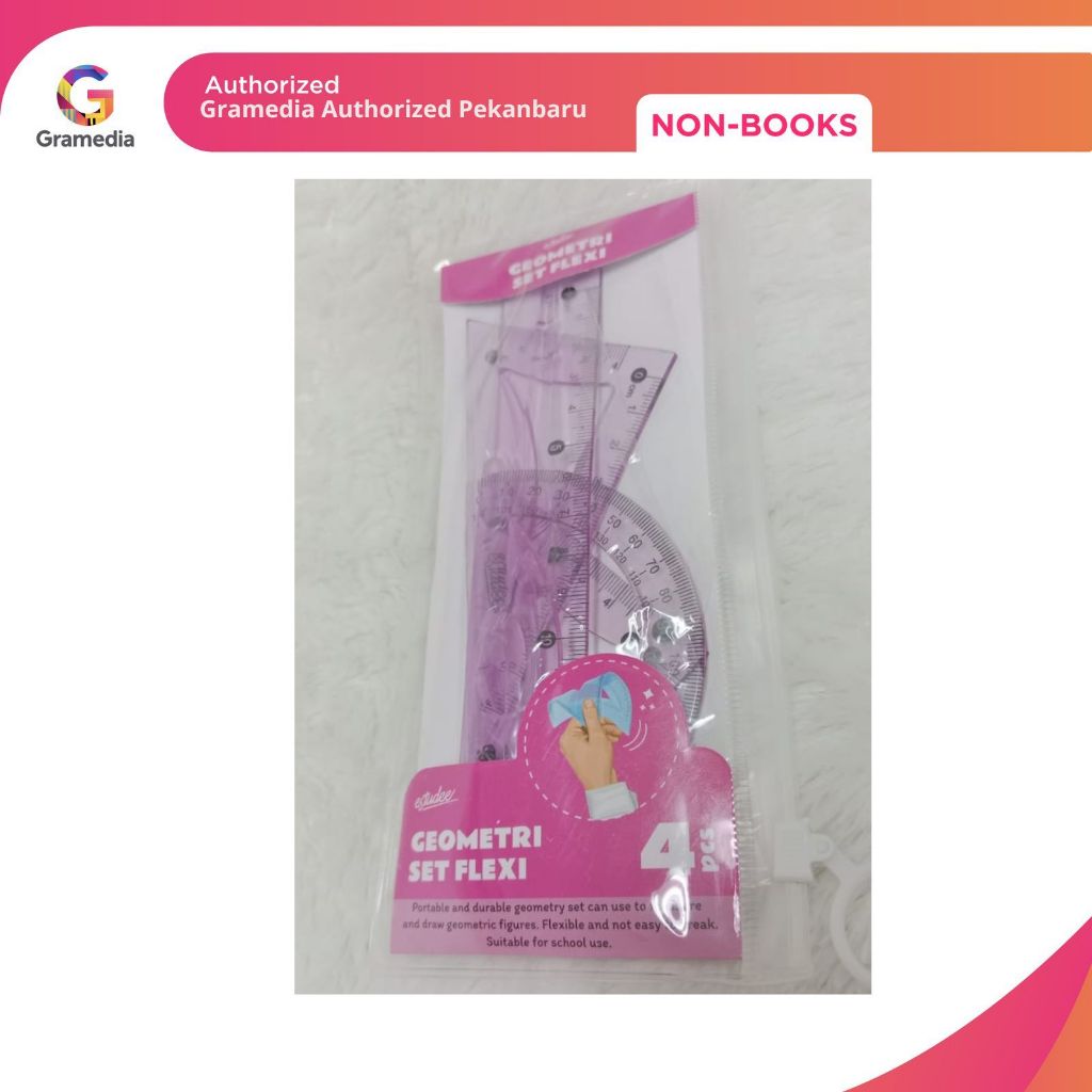 

Gramedia Pekanbaru - ESTUDEE GEOMETRIC SET FLEXI PINK ES-GR18510