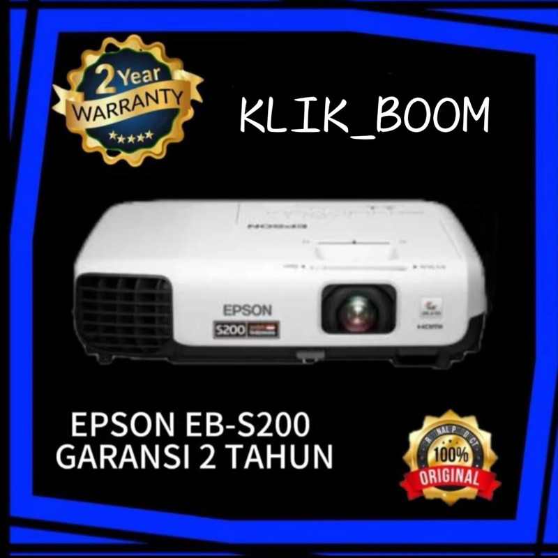 Proyektor Epson EB-S200 / Epson EB S200 / Projector / Proyector
