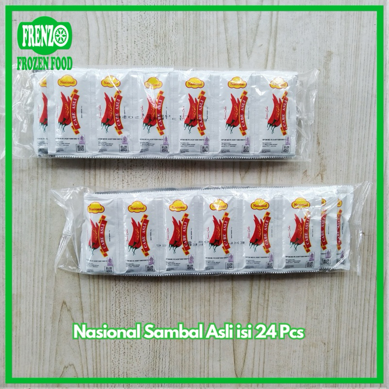 

Nasional Sambal Sachet Isi 24 Pcs