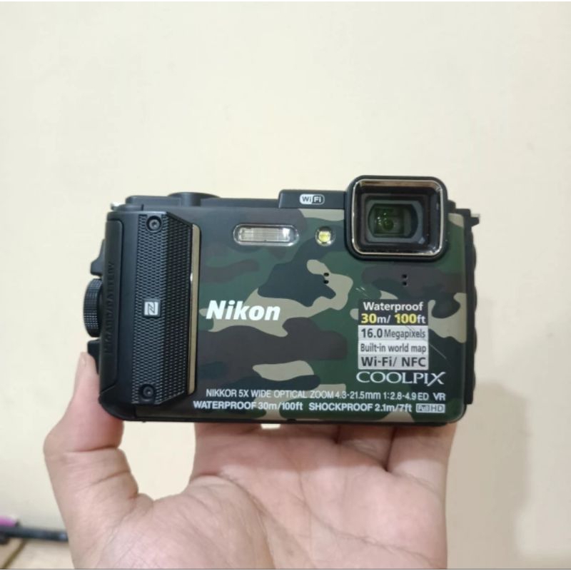Nikon aw130 Wifi Gps tahan air mulus aw 130