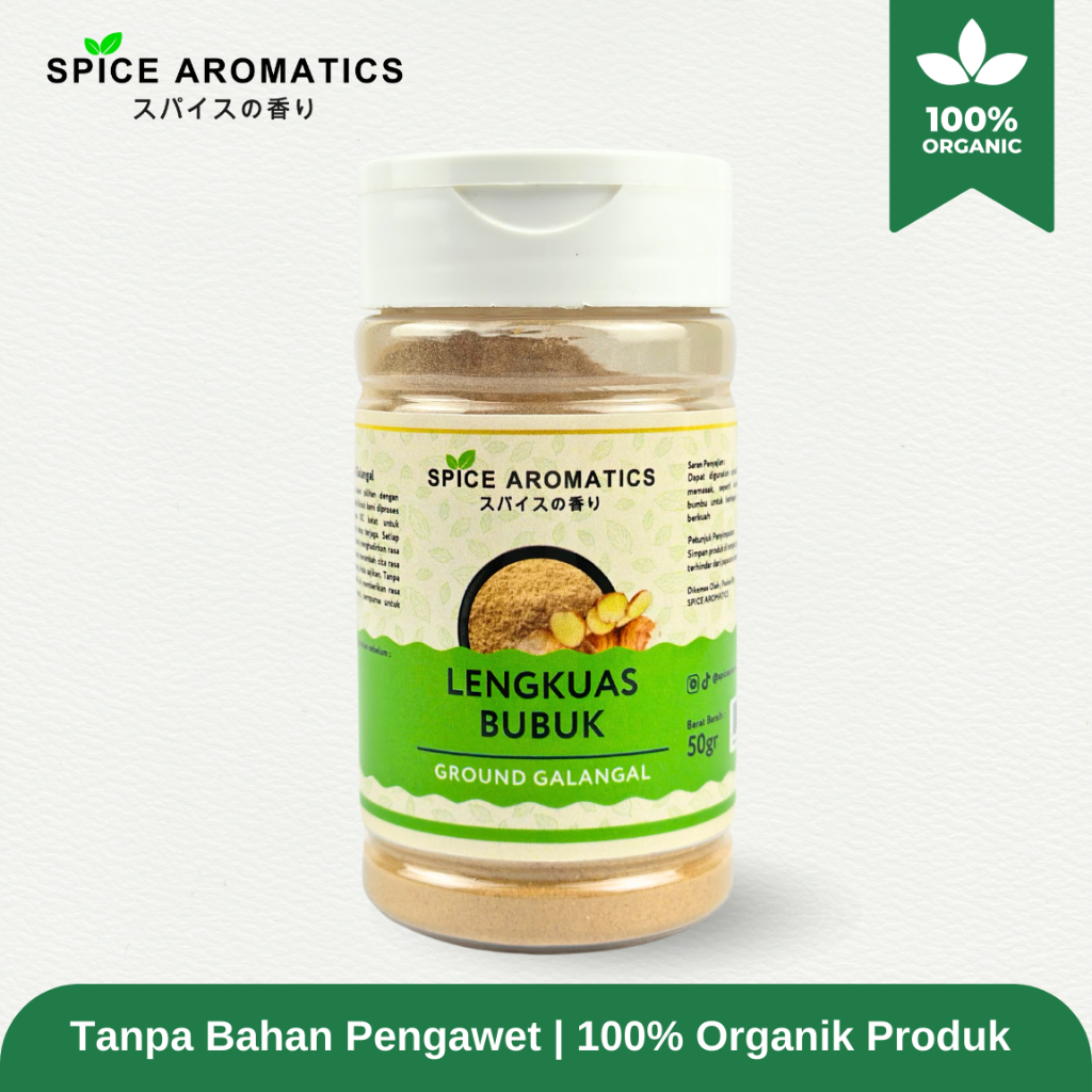 

SPICE AROMATICS Lengkuas Bubuk / Ground Galangal Premium Quality